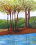 Forest Through the Trees-$450.00-24" wide x 30 high