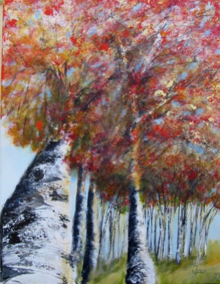 Brilliant Fall (Diptych)-SOLD